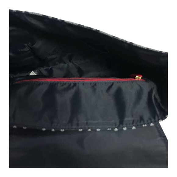 Tommy Hilfiger Women’s Navy Backpack – Logo Print with Red Trim – Gold Hardware - Picture 4 of 9